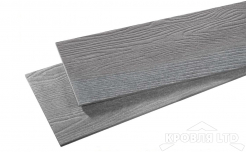 Фасадная Панель Фибратек 3000x100x8мм под покраску серая "Сибирская лиственница"