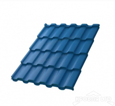 Металлочерепица Монтекристо- S , RAL 5015 Небесно- голубой, толщина 0,5