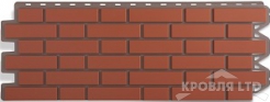Фасадная панель Альта-Профиль Кирпич клинкерный красный
