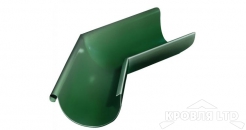 Угол желоба внешний 135 гр Грендлайн 125 мм RAL 6005 зеленый мох