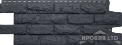 Фасадная панель Grand Line Колотый камень Classic графит
