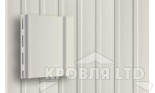 Вертикальный сайдинг GL двухслойный белый 3,0 м