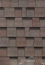 Гибкая ламинированная черепица Дёке серия LUX  Коллекция DRAGON цвет Изюм