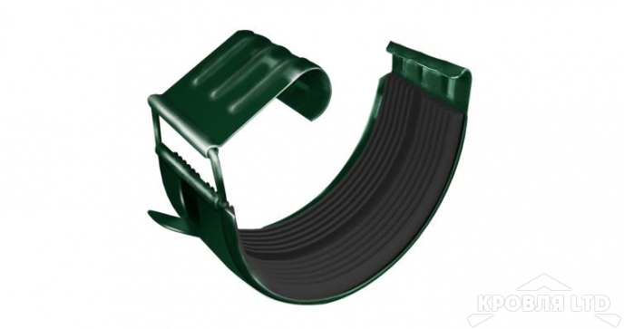 Соединитель желоба Грендлайн 125 мм RAL 6005 зеленый мох