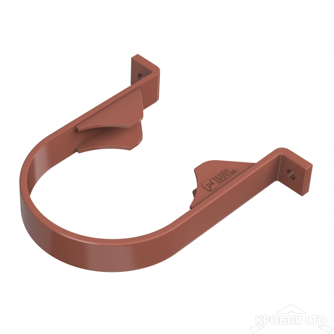 ТН ПВХ D125/82 ММ ХОМУТ ТРУБЫ КРАСНЫЙ  Rall 8004