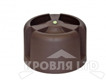 Колпак кровельный Krovent HupСap коричневый 270 для труб Pipe-VT 125 is и Pipe-VT 150 is