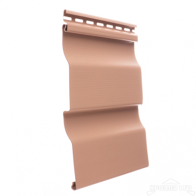 Сайдинг виниловый корабельный брус  Döcke Premium цвет капучино 3,6 м