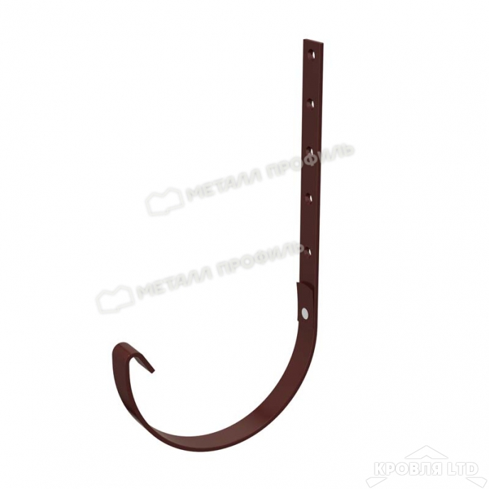 Держатель желоба 35см Проект 185/150 Ral 8017 шоколад
