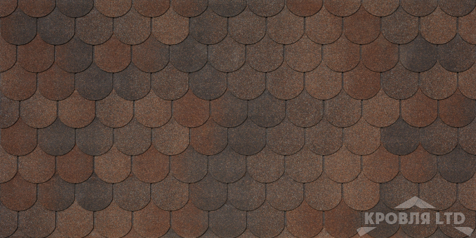 Гибкая черепица Тегола серия Категория BUSINESS PLUS коллекция UNICA TRADITIONAL цвет Arabica 422