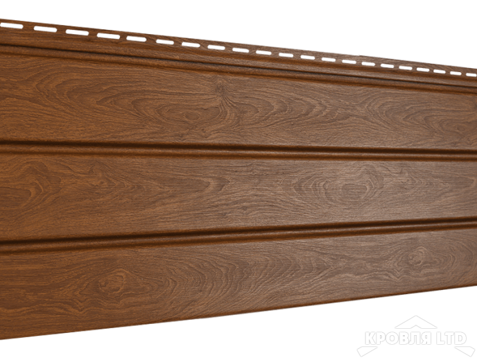 Софит PRO Ю пласт без перфорации золотой дуб 3м