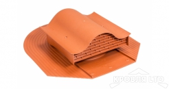 Аэратор кровельный HUOPA - KTV  цвет кирпичный для гибкой черепицы или фальцевой кровли