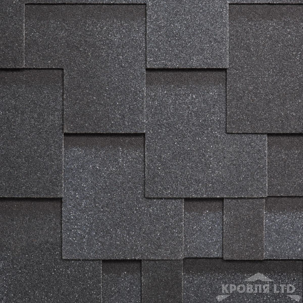 Гибкая черепица Ruflex  серия Премиум коллекция Runa Premium цвет Темная ночь