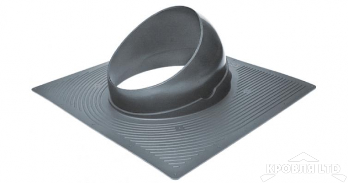Основание для вентеляционной трубы Krovent Base-VT 125/150 серый для гибкой черепицы