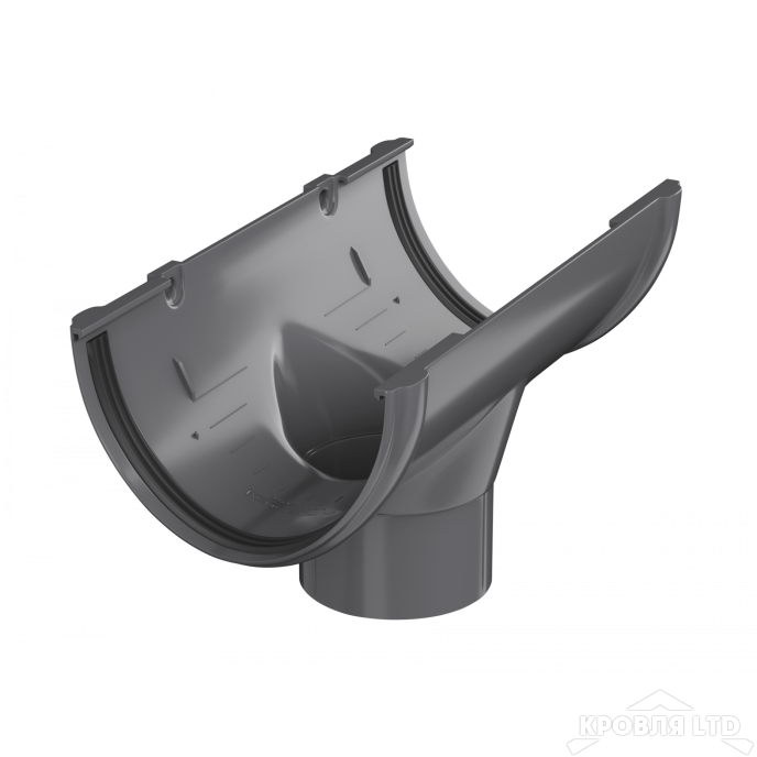 ТН ПВХ D125/82 ММ ВОРОНКА ЖЕЛОБА СЕРЫЙ  Rall 7024