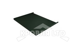 Фальц двойной стоящий, Velur X RAL 6020 хромовая зелень, толщина 0,5