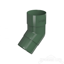 ТН ПВХ D125/82 ММ КОЛЕНО ТРУБЫ 135° ЗЕЛЕНЫЙ Rall 6005