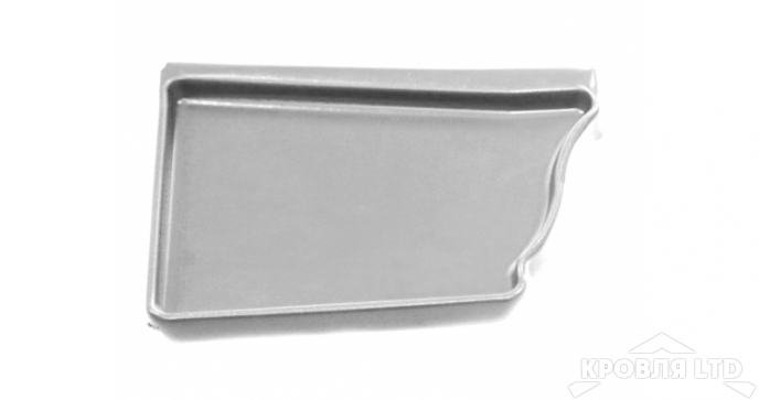 Заглушка левая Vortex 125/90 RAL 9003 белый