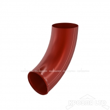 Отвод трубы для водостока Аквасистем 100мм RAL 3005 красное вино