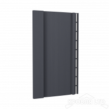 Сайдинг виниловый Вертикальный Döcke Premium цвет Графит 3м