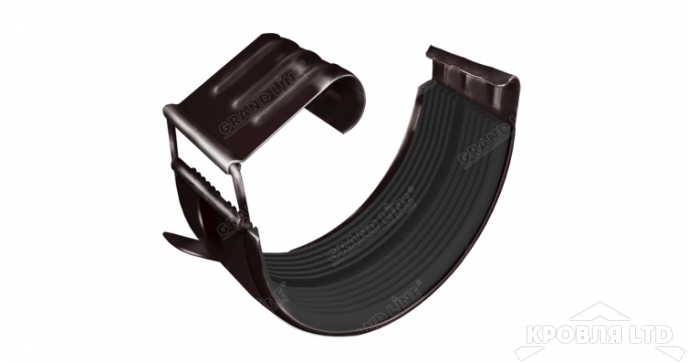 Соединитель желоба Oптима 125мм RAL 8017 шоколад
