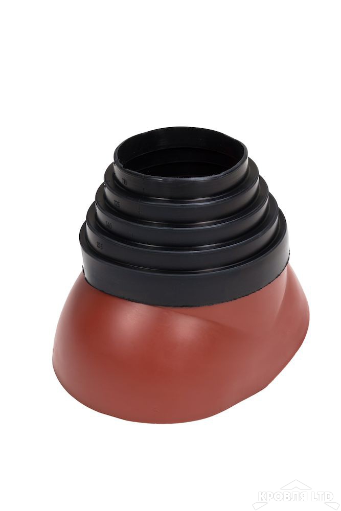 Ворот трубы Vilpe пластиковый цвет красный (110-155мм)