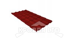 Профиль волновой Камея, Полиэстер RAL  3011 коричнево-красный, толщина 0,45