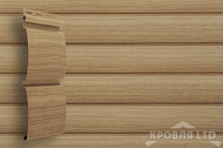 Сайдинг виниловый   GL Tundra Блок хаус трехслойный клен  3,0 м