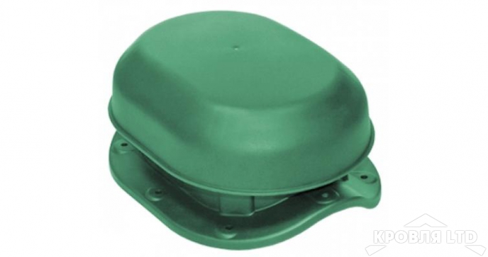 Аэратор скатный Krovent Aero-Vent Wave зеленый для металлочерепицы