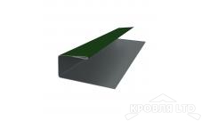 J-Профиль, Полиэстер RAL 6005 зеленый мох, толщина 0,45
