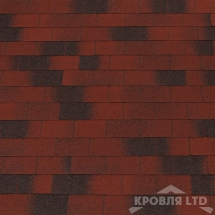 Гибкая черепица Тегола серия Категория КОМФОРТ коллекция Capri цвет Rosso 401