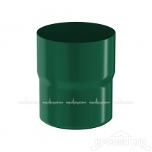 Соединитель трубы для водостока Aквасистем 90мм RAL 6005 зеленый мох