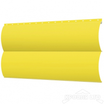 Сайдинг металлический "Венец"  RAL 1018 Желтый, толщина 0,45