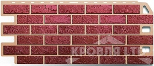 Фасадная панель Альта-Профиль Кирпич красный