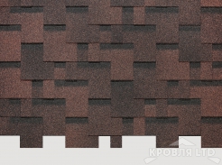Гибкая черепица Дёке серия  EURAZIA Коллекция Лабиринт цвет Коричневый