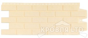 Фасадная панель Grand Line "Состаренный кирпич" Classic Бежевый