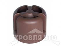 Колпак кровельный Krovent HupСap коричневый для труб Pipe-VT 110is