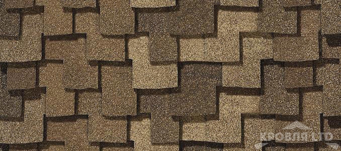 Гибкая черепица Certain Teed коллекция Presidential Shake TL  цвет Chestnut