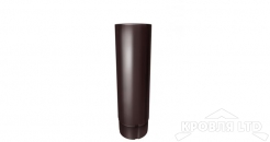 Труба круглая Грендлайн 90 мм 3 м RAL 8017 шоколад