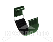 Соединитель желоба для водостока Foramina PUR 125 мм RAL 6005 зеленый мох