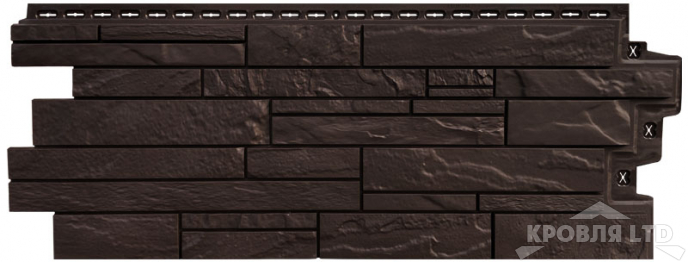 Фасадная панель Grand Line Скала Classic шоколадный