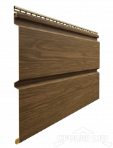 Сайдинг виниловый брус профилированный Döcke Монреаль цвет Миндаль 3,6 м