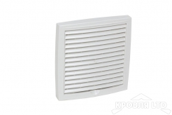 Наружная вентиляционная решетка 150х150 цвет белый