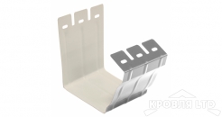 Соединитель желоба Vortex 125мм RAL 9003 белый