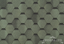 Гибкая черепица Шинглас серия Комфорт коллекция Сальса цвет Авокадо