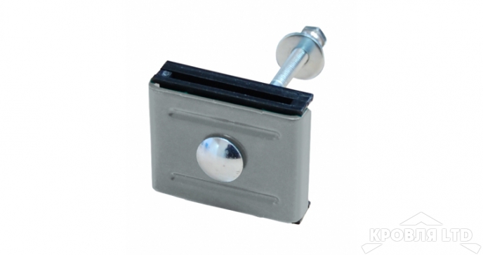 Крепление Скоба и болт М6х85 для Ограждения ГрандЛайн RAL 7040