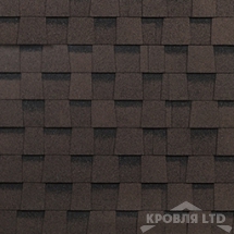 Гибкая черепица Шинглас коллекция Фазенда цвет Коричневый