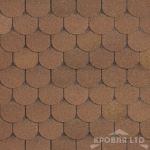 Гибкая черепица Шинглас серия Классик коллекция Танго цвет Осенний