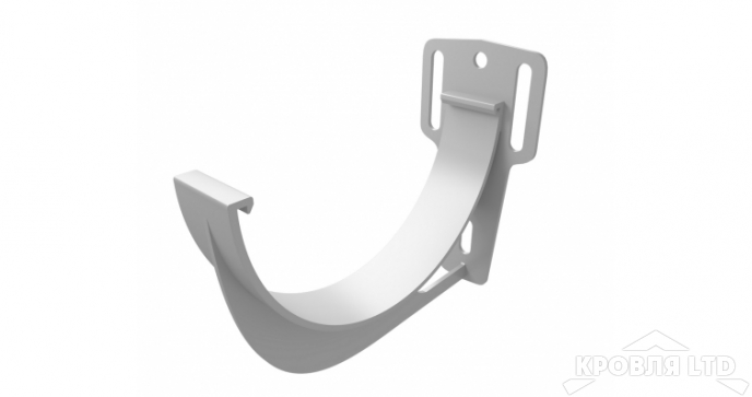 Кронштейн желоба для водостока ПВХ Grand Line 120/87 Ral 9003 Белый