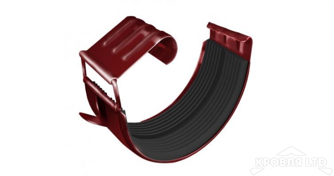 Соединитель желоба Грендлайн 125 мм RAL 3011 коричнево-красный