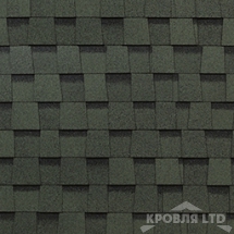 Гибкая черепица Шинглас коллекция Фазенда цвет Зеленый